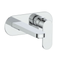 Chrome Concealed Basin Faucet without Pop up Waste